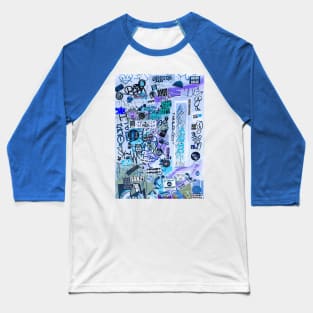 Urban Graffiti Street Style Design NYC Baseball T-Shirt